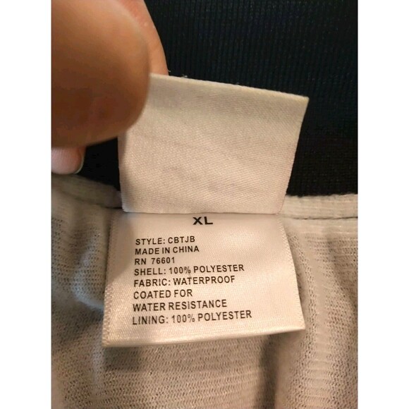 Rawlings Baseball Jacket XL Black Snap Button Lightweight Vintage - Picture 12 of 14